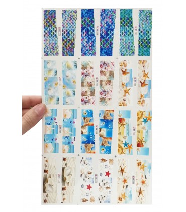 لنز سه بعدی ناخن شماره BN157 دست