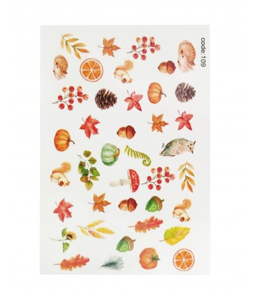 لنز ناخن مدل پاییز 1