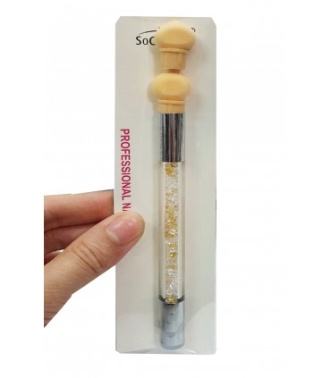 قلم آمبره طراحی ناخن طلایی یک طرفه