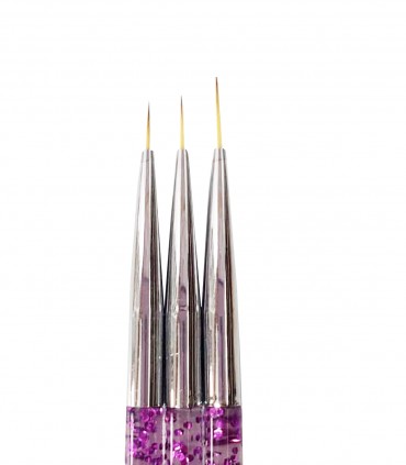 ست قلم طراحی 3 عددی بنفش 1