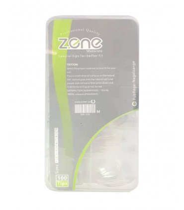 ناخن مصنوعی ۱۰۰ عددی Z.one مدل نوک تیز شیشه ای