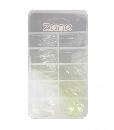 ناخن مصنوعی ۱۰۰ عددی Z.one مدل نوک تیز شیشه ای پشت