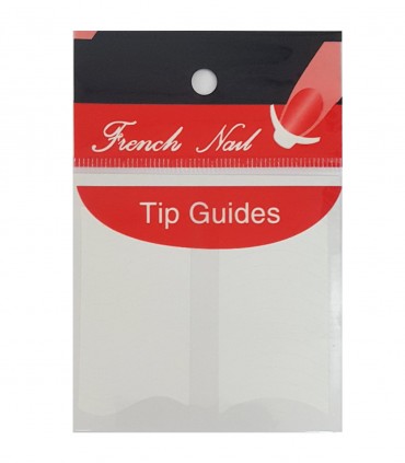 برچسب فرنچ ناخن Tip Guide مدل موج دار