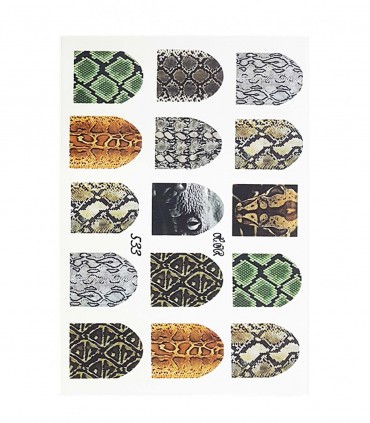 لنز ناخن مدل پوست ماری