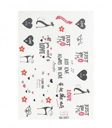 لنز ناخن مدل جملات عاشقانه