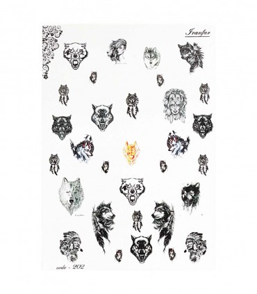 لنز ناخن مدل گرگ وحشی