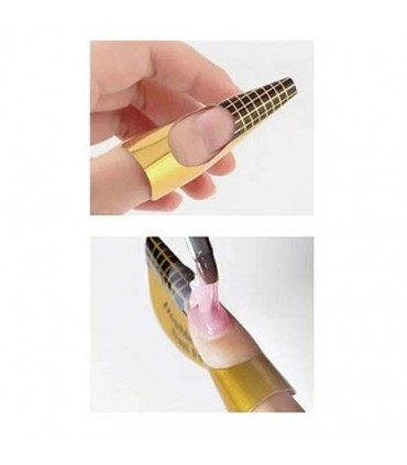 فرمر ناخن طلایی 500 عددی نمونه