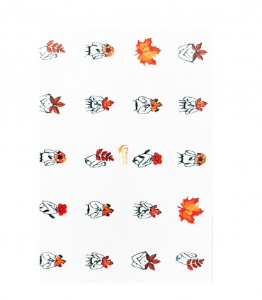 لنز ناخن مدل دختر پاییز