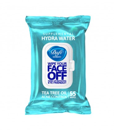 دستمال مرطوب دافی مدل HYDRA WATER بسته 55 عددی