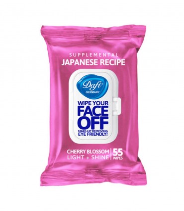 دستمال مرطوب دافی مدل  CHERRY BLOSSOM بسته 55 عددی